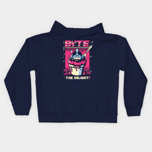 Byte the Delight! Kids Hoodie by Lima's